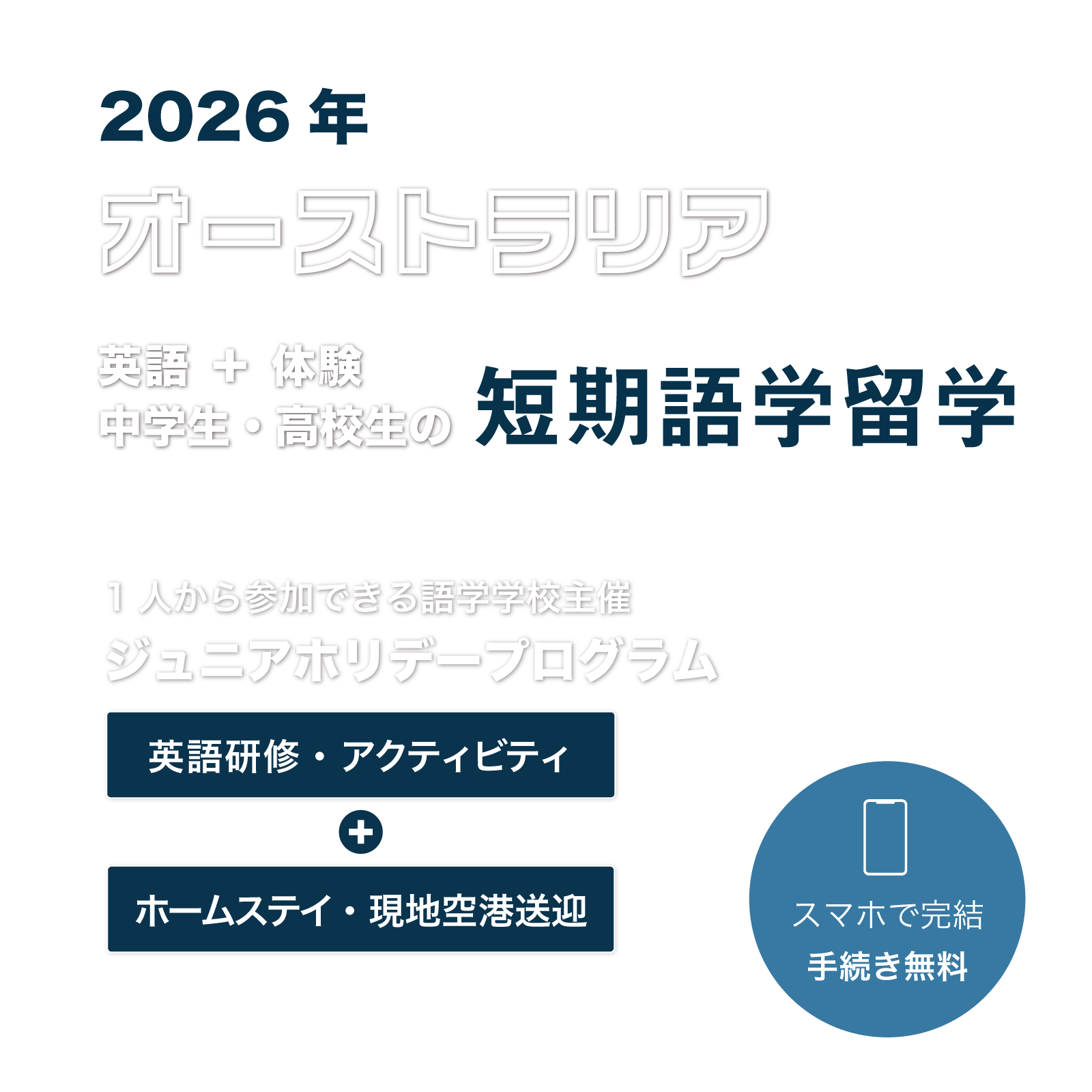 オーストラリアのジュニアホリデープログラムのタイトル画像