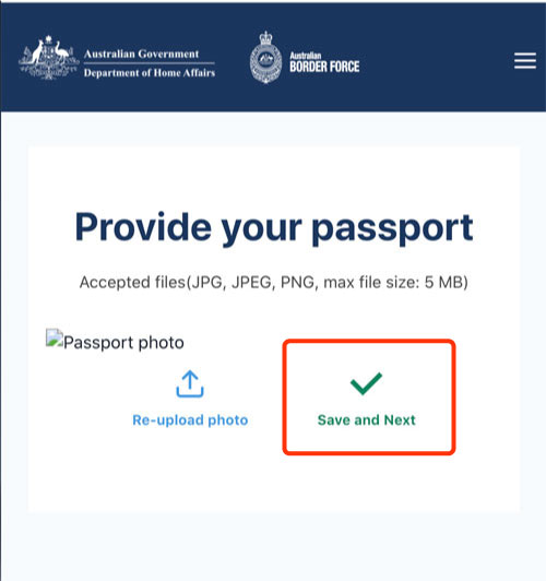 オーストラリアデジタル旅客申告15